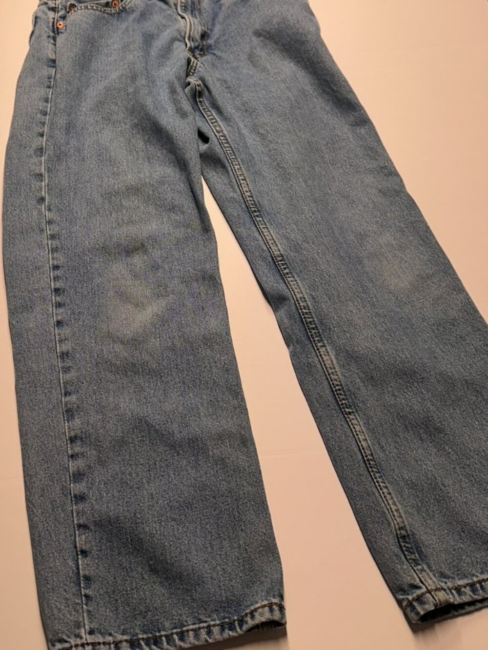 Levi’s 550 Mens Relaxed Tapered Jeans 32x30 Vintage 90s Dad Medium Blue Denim